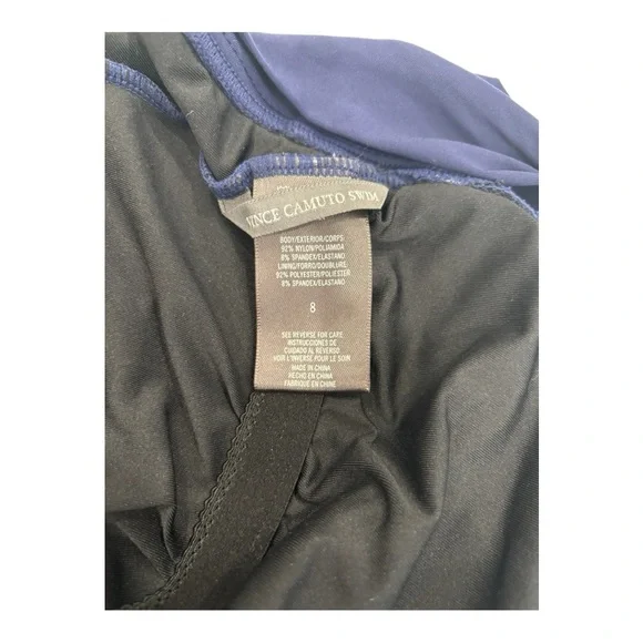 Vince Camuto One Piece Navy Swimsuit - Picture 6 of 6
